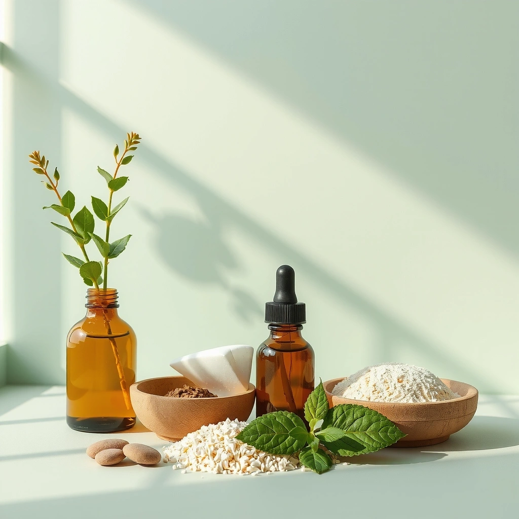 Natural botanical ingredients and wellness laboratory